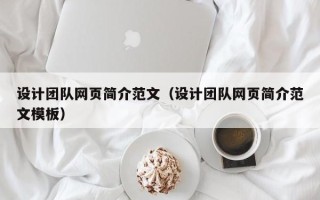 新野设计团队网页简介范文（设计团队网页简介范文模板）